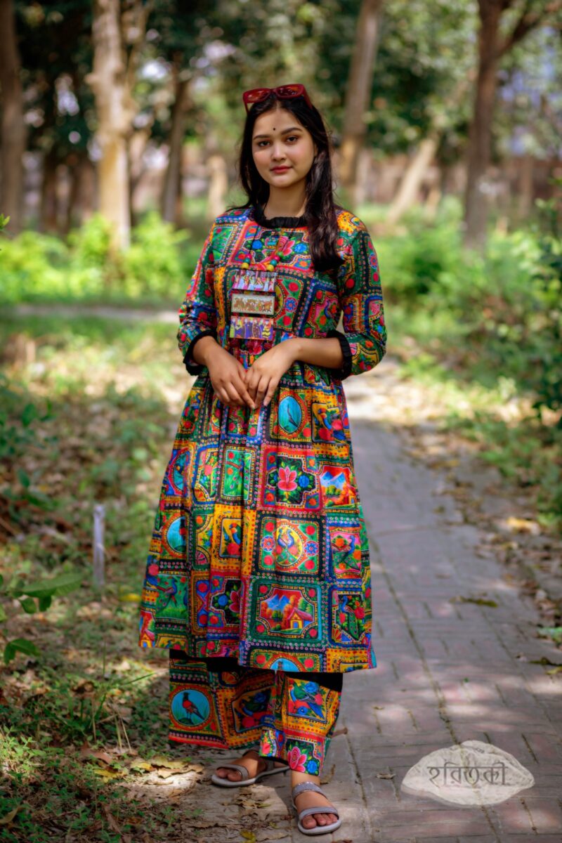 রিক্সা প্রিন্ট কুর্তি - Image 2