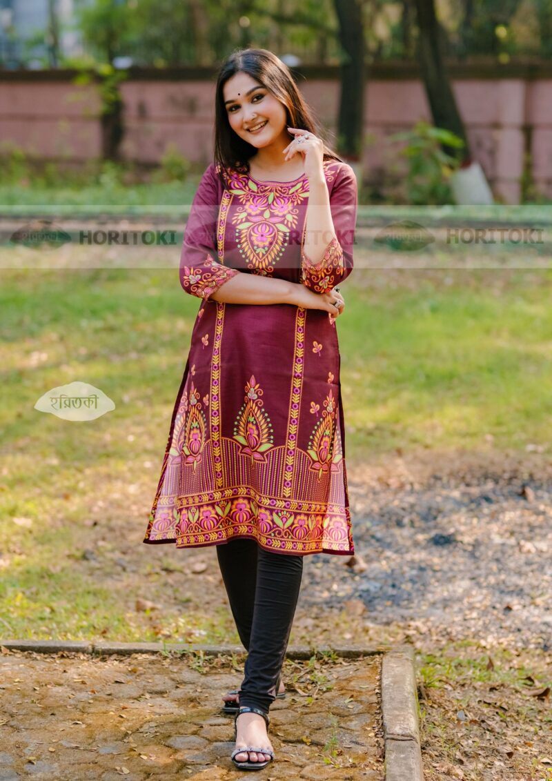 বনমালীনি প্রিন্ট কুর্তি - Image 3