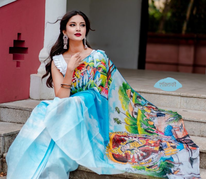 দুর্গা পুজোর শাড়ি