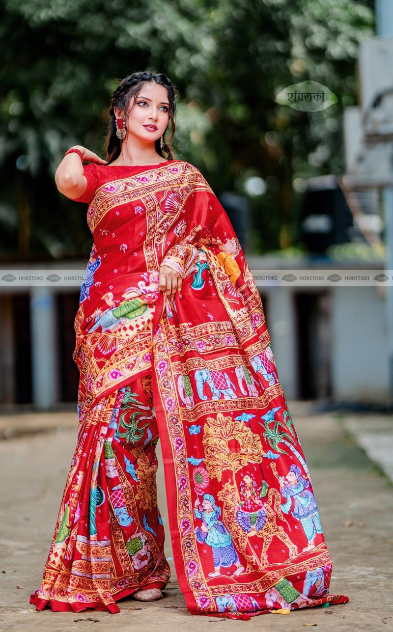 দুর্গা পুজোর শাড়ি