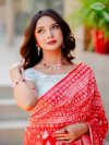 Christmas saree